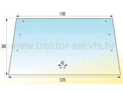 STAKLO ZADNJE TD RAZMAK RUPA 45 MM